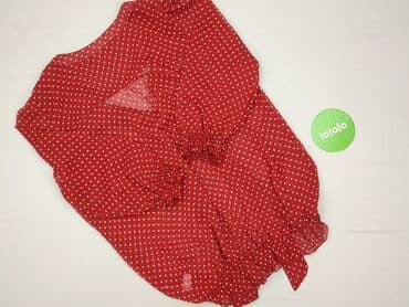 czerwone bluzki wizytowe: Yessica, Bluzka damska, rozmiar M — 4