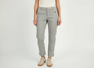 marc lauge spodnie: Material trousers for women, size M — 1