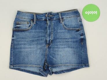 spodenki jeansowe z wysokim stanem pull and bear: Denim, Szorty damskie, rozmiar L — 2