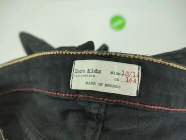 marynarka w paski zara: Spodnie jeansowe, Zara, 14 lat, 164, stan - Bardzo dobry — 4