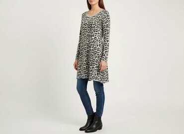 mango sukienka w panterkę: Sukienka damska, rozmiar S — 1