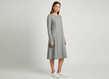 szare sukienki: Janina, Sukienka damska, rozmiar S — 6