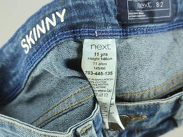 bluzki next: Spodnie jeansowe, Next, 11 lat, 140/146, stan - Bardzo dobry — 4