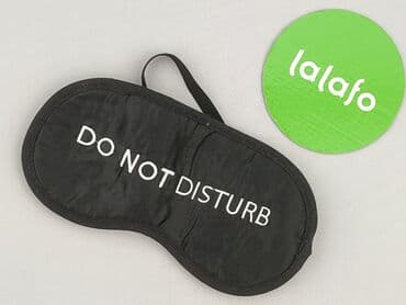 torba podróżna: Czarna opaska na oczy z napisem "DO NOT DISTURB" to praktyczny dodatek — 2