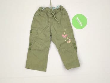 spodnie od pizamy w hello kitty: Baby material trousers, 12-18 months, 80-86 cm, H&M, condition - Very good — 2