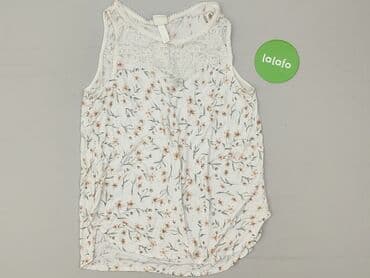 koszulka z dekoltem w serce: H&M, Bluzka damska, S — 2