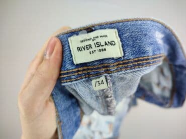 marynarka river island: River Island, Jeansy damskie, M — 4