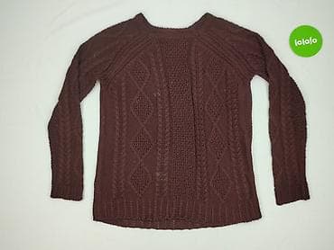 sweter bordo: PULL&BEAR, Sweter damski, rozmiar M — 2