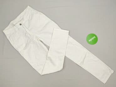 białe spodnie new yorker: Spodnie materiałowe damskie, rozmiar S — 2