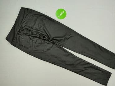 jeans leopard: Legginsy Ze skóry ekologicznej damskie, 2XL — 3