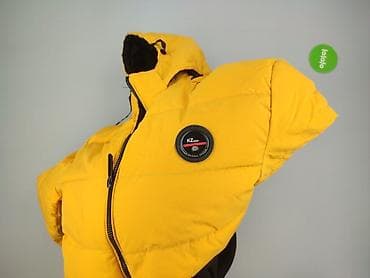 version jeans: Męska kurtka puchowa JINGPAI 2XL - Kolor: żółty z czarnymi wstawkami — 6