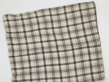 materiał polar: Komin/szalik typu buff w kratę – unisex - Kolorystyka: beż, biel — 1