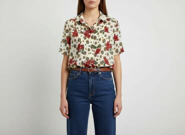 reserved czerwona bluzki: Bluzka damska, rozmiar L — 7