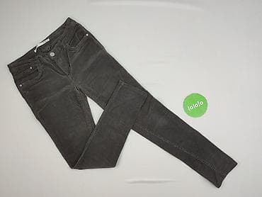 sliskie spodnie: Spodnie materiałowe damskie, rozmiar S — 2