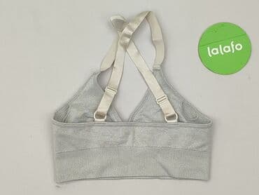 biustonosz 80 c: Top sportowy / biustonosz bez fiszbin - Kolor: jasnoszary melanż - — 3