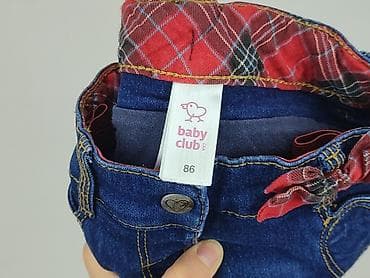 cn 16574a: Spodnie jeansowe, Baby club, 12-18 miesięcy, stan - Idealny — 4
