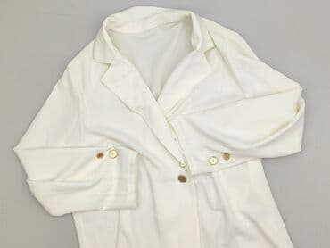 biala marynarka do sukienki: Shein Curve, Marynarka damska, rozmiar 4XL — 1