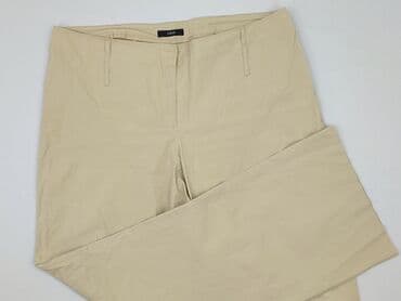 biale szerokie jeansy: Zеro, Spodnie materiałowe damskie, rozmiar XL — 1