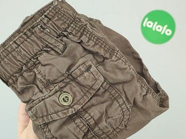 kamizelka jenot naturalny: Spodnie jeansowe, H&M, 6-9 miesięcy, stan - Bardzo dobry — 6