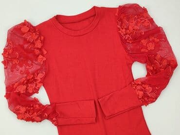 czerwony stanik pod białą bluzkę: Bluzka damska, rozmiar S — 1