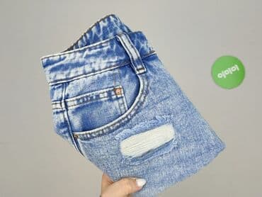 szorty damskie dzinsowe mocno wycięte: Szorty damskie, rozmiar S — 4