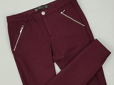 sweter bordo: Zara, Spodnie materiałowe damskie, rozmiar M — 1