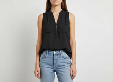 kamizelka damska krótka h m: H&M, Bluzka damska, rozmiar XS — 6