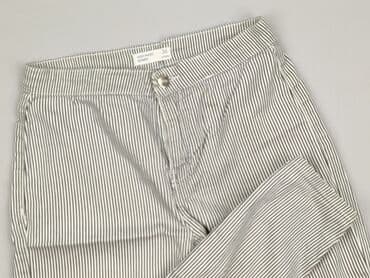 sinsay czarne spodnie z wysokim stanem: Spodnie materiałowe damskie, rozmiar S — 1