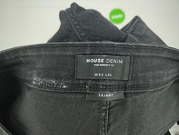 straight leg: House of Denim, Jeansy dla mężczyzn, rozmiar L — 4