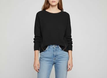 sweter z dziurami bershka: Bershka, Sweter damski, rozmiar M — 6