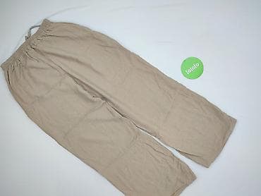 linen trousers pull and bear: Moda Italia, Spodnie materiałowe damskie, rozmiar S — 3