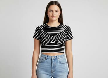 shein podkoszulki damskie: Shein, T-shirt damski, rozmiar M — 7