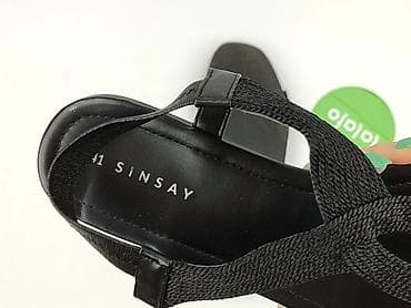 czerwone sandaly plaskie: Sinsay, Sandały damskie, rozmiar 41 — 5