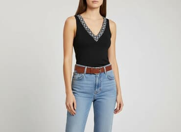 bluzki damskie dzianinowe: Lascana, T-shirt damski, rozmiar S — 6