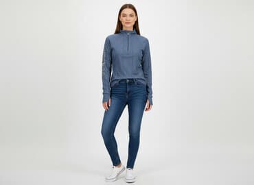 bluzki z długim rękawem damskie: Bluzka damska, rozmiar XS — 1