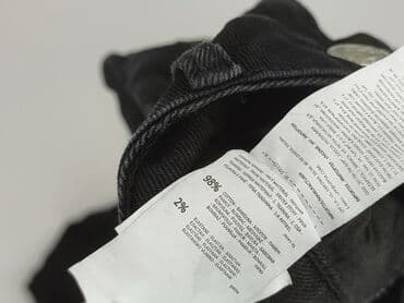 dżinsy z wysokim stanem czarne: Denim, Jeansy damskie, M — 5