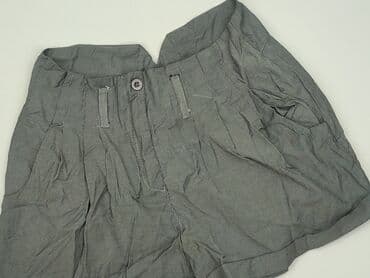 krótkie spodenki z wysokim stanem w paski: Szorty damskie, rozmiar M — 2