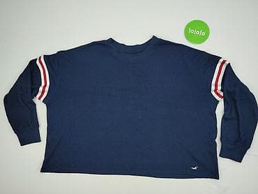 bluza niebieska h: Hollister, T-shirt damski, rozmiar L — 2
