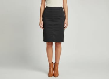 ccc sandały czarne na obcasie: CAMAIEU, Spódnica damska, rozmiar S — 8