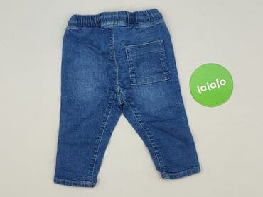 zara spodnie z imitacji skóry: Spodnie jeansowe, Zara, 6-9 miesięcy, stan - Idealny — 3