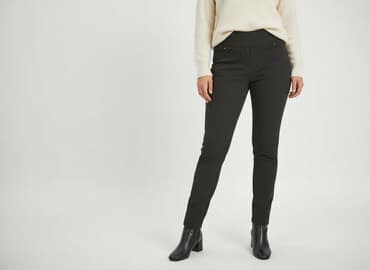 spodnie duże rozmiary damskie: Spodnie materiałowe damskie, rozmiar XL — 6