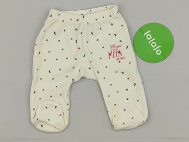 spodnie niemowlęce h: Niemowlęce spodnie materiałowe, 1-3 m, 56-62 cm, Disney, stan - Idealny — 2