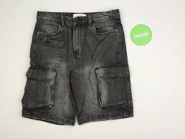 czarne jeansy męskie reserved: Denim, Szorty dla mężczyzn — 2