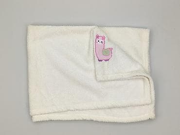 Koc 70 x 93, kolor - Biały, stan - Bardzo dobry