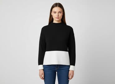 wegańskie buty zimowe: Boohoo, Sweter damski, rozmiar M — 7