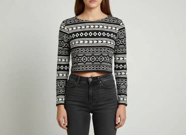 bluzy damskie cropp: H&M, Bluzka damska, rozmiar L — 8