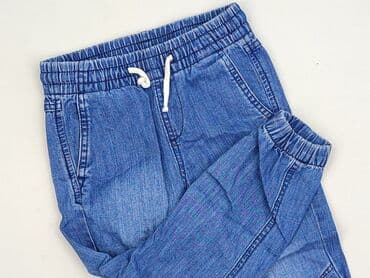 spodnie ze stopkami: Spodnie jeansowe, H&M, 4-5 lat, 104/110, stan - Bardzo dobry — 1