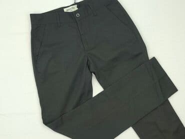 Women: Material trousers for women, size S (EU 36) — 1