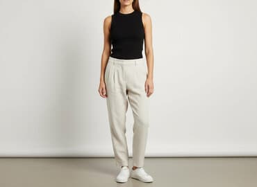 hm buty sniegowce: H&M, Spodnie materiałowe damskie, rozmiar M — 7