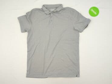 koszulka z napisem california: Sinsay, Koszulka polo dla mężczyzn, L — 2